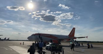 Easyjet Flugzeug Kanaren