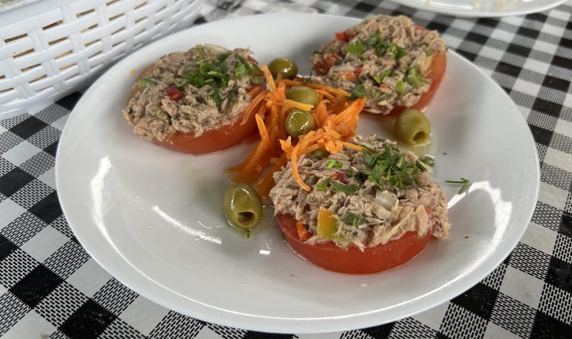 El Rincon De Edu Bananenplantage Teneriffa Tomate Thunfisch