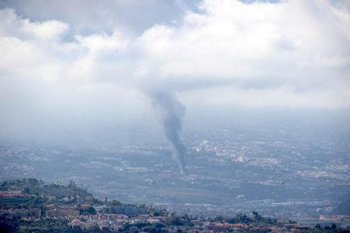 Feuer im Norden von Teneriffa ausgebrochen