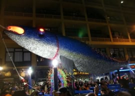 Puerto de la Cruz Teneriffa Karneval Beerdigung der Sardine