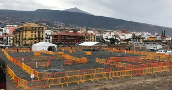 Mueca-Festival Puerto de la Cruz Teneriffa Vorbereitungen