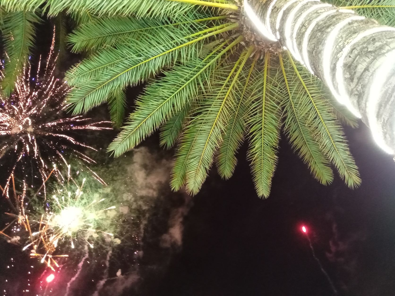 Feuerwerk in Santa Lucía de Tirajana, Gran Canaria