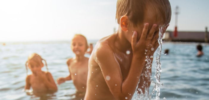 Kanaren Kinder Wasser Hitze