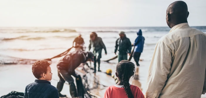 Kanaren Migration Flüchtlinge Familie