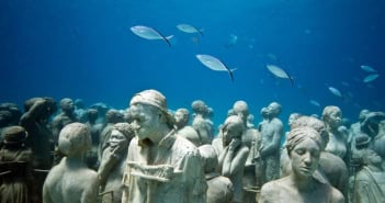 Lanzarote Meeresgrund Museum Kanaren Gruppe Fische