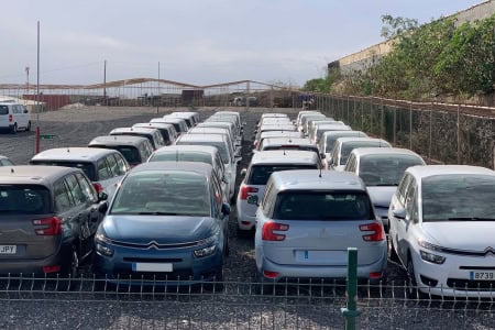 Mietwagen Parkplatz Kanaren Teneriffa Rent a Car