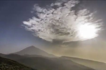 Teide Calima Wolken Aemet