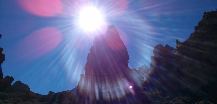 Teneriffa Teide Nationalpark Cañadas Sonne