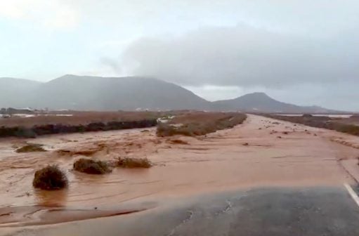 Weihnachts-Regen sorgt für Überschwemmungen auf Fuerteventura