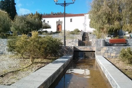 Vilaflor Teneriffa Altstadt Wasserspiel