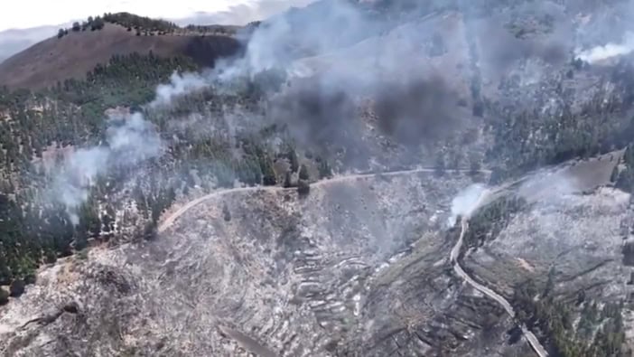 Waldbrand Gran Canaria Luft 08-2019