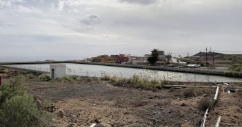 Wasserbecken Rückhaltebecken Trinkwasser Teneriffa Kanaren